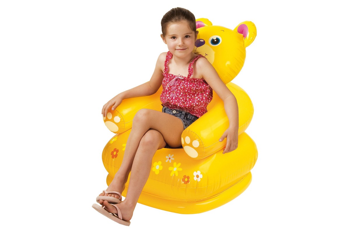 Надувное детское кресло для купания