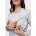 Утеплённая ночная сорочка для беременных «Хлои», размер 48, цвет серый
