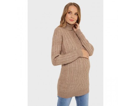 Джемпер для беременных «Миранда», размер 44, цвет коричневый