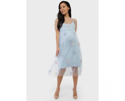 Вечернее платье для беременных «Дэшер», размер 42, цвет голубой