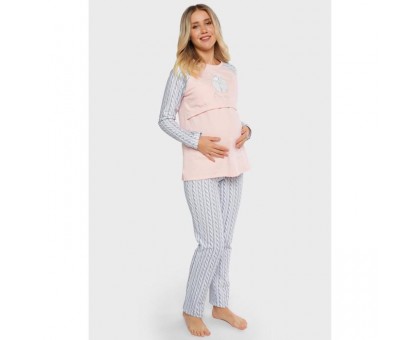 Утеплённый комплект для дома для беременных «Доменик», размер 44, цвет серый