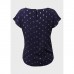 Блузка для беременных «Лиза», размер 46, цвет синий