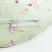 Подушка для беременных, 23х185 см, бязь, чехол на молнии, ППС, цвет зелёный МИКС