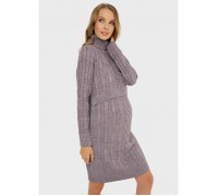 Платье для беременных «Лабель», размер 48, цвет фиолетовый
