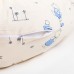 Подушка для беременных, 23х185 см, бязь, чехол на молнии, ППС, цвет бежевый МИКС