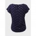 Блузка для беременных «Лиза», размер 42, цвет синий