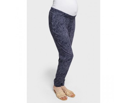 Принтованные брюки для беременных «Салмон», размер 42, цвет синий