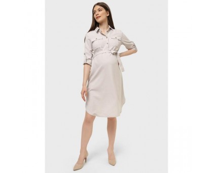 Платье для беременных «Эстель», размер 44, цвет бежевый