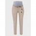 Классические брюки для беременных со вставкой на живот «Аврора», размер 42, цвет коричневый   541887