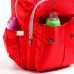 Сумка-рюкзак для вещей малыша, с крючками для коляски, цвет красный