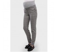 Классические брюки для беременных со вставкой на живот «Фелиция», размер 42, цвет серый
