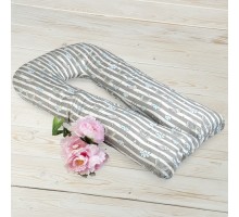 Подушка для беременных  u-образная, размер 35 × 340 см, принт радуга