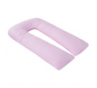 Подушка для беременных U-образная, размер 35 × 340 см, сердечки розовые